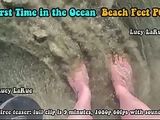 &quot_First Time in the Ocean Beach Feet POV&quot_
